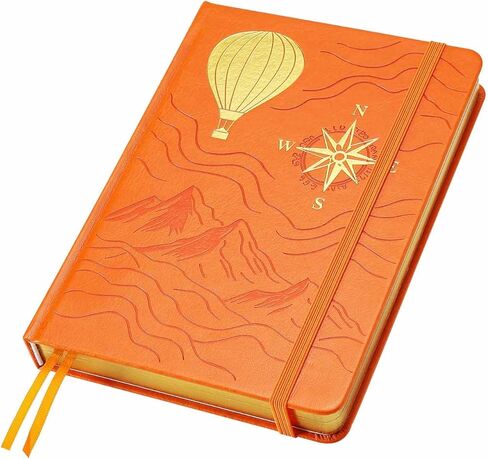 Dot Grid Journal with 160GSM Thick Paper, 192 Pages, A5 Dotted Notebook for Work, School, Travel | 180° Lay Flat, Foil Stamped Cover, Elastic Band, 2 Bookmarks & Inner Pocket (Dark Purple) in Saudi Arabia