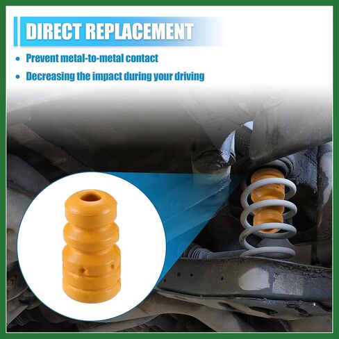 Motoforti 1 قطعة 1.97 بوصة تعليق خلفي عثرة توقف دعامة مصد الصدمات لسيارة Hyundai Elantra 2.0L L4 - Gas 2009-2012 رقم 553482L000 مطاط أصفر طويل الأمد in Kuwait