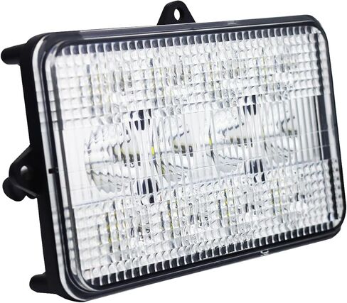 مصباح أمامي LED مستطيل بقدرة 60 وات من Dark Horse متوافق مع مصباح John Deere المدمج في غطاء محرك السيارة LED OEM AH159332 (شعاع الفيضان) in Kuwait