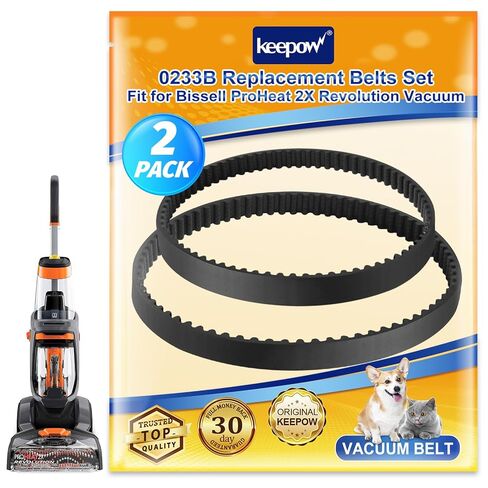 مجموعة أحزمة بديلة من KEEPOW متوافقة مع موديلات Bissell ProHeat 2X Revolution 1548 1550 1551 35799 مقارنة بالأجزاء #1606418 و1606419 و1606428 6 عبوات in Kuwait
