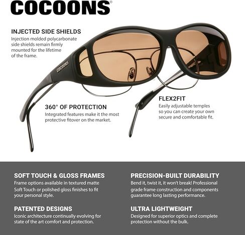 Cocoons Slim Line C402MG Polarized Rectangular Sunglasses in Kuwait