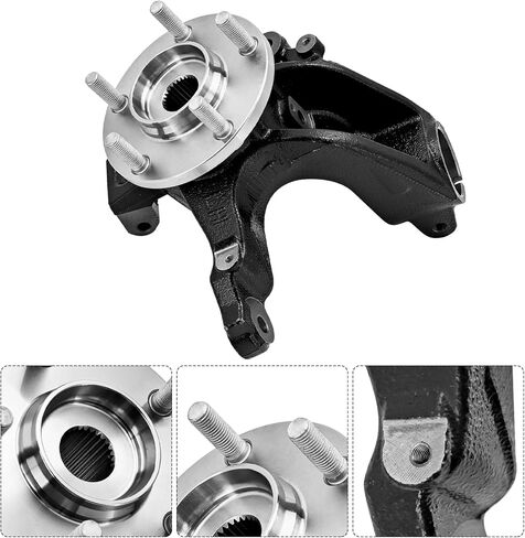 BBM2-33-031C 686-381 Front Driver Side Steering Knuckle compatible with Mazda 3 2010-2013 LH Front Left Side Steering Knuckle Replace# BBM233031C BBM2-33-031 BBM233031 in Kuwait