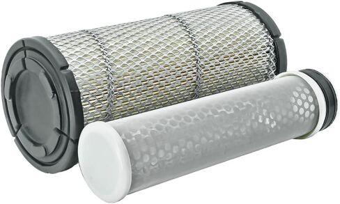 RD158-42270 RD158-42280 Air Filter Set Fit for Kubota Excavators KX040-4 Loaders R430 For John Deere Excavators 30G 35G 50G For Yanmar Excavators VIO50-6A # FYD00000374 FYD00001540 WA10854 WA10890 in Saudi Arabia