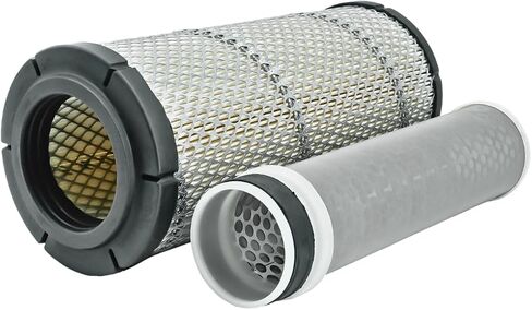 RD158-42270 RD158-42280 Air Filter Set Fit for Kubota Excavators KX040-4 Loaders R430 For John Deere Excavators 30G 35G 50G For Yanmar Excavators VIO50-6A # FYD00000374 FYD00001540 WA10854 WA10890 in Saudi Arabia
