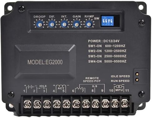 EG3000 Generator Engine Governor Speed Controller Module Regulator Brushless Genset Part Engine Electronic Control Part in Saudi Arabia
