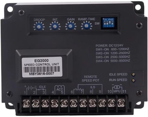 EG2000 Generator Set Speed Controller Dc Electronic Governor Electric Board Speed Govornor Brushless Motor Genset Part in Saudi Arabia