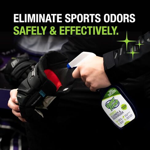 Vapor Fresh Sports Cleaner and Deodorizer - For Boxing Gloves, Sports Pads, Helmets, Gym Bags, Gym Equipment and More - Naturally Powered By Plants, 16 Fl Oz (3-Pack) in Kuwait