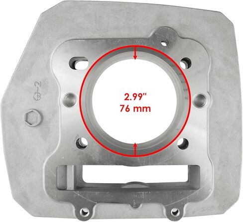 ATV UTV Parts For Cast Aluminium Engine Cylinder for Kawasaki Bayou 300 KLF300B 1989 1990-2004 Model-VN51-ZT7475 in Saudi Arabia