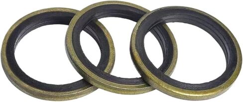 2/5/10/20/PCS Combined seal Gasket washer Bonded Seal Sealing Oil Screw M6 M8 M10 M12 M14 M16 M18 M20mm(M16 10PCS) in Kuwait