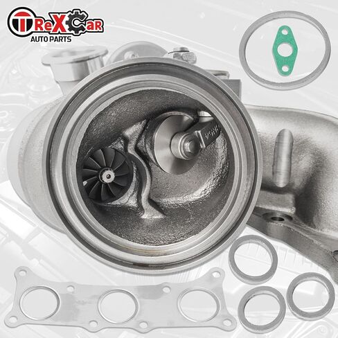 شاحن توربيني ذو موضع يسار توربو لـ 2006-2011 BMW 135i 335i E82 E88 محرك 550HP TD04-17T N54 مع عجلة ضاغط البليت JD Series 49131-07041 in Kuwait