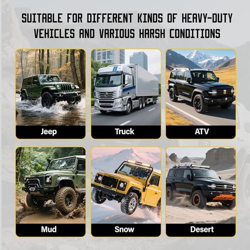 تكبل ناعم، 1/2 بوصة × 22 بوصة طقم استعادة حلقة الأغلال الناعمة الاصطناعية 44.050 رطل قوة الكسر، طقم استعادة الطرق الوعرة، تكبل سحب لشاحنة ATV UTV SUV، عبوتان in Kuwait