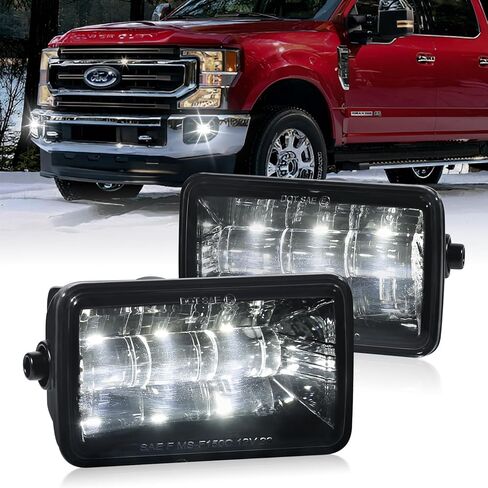 استبدال ضوء الضباب LED، مصابيح الضباب متوافقة مع Chevy Tahoe/Suburban 07-14، Silverado 15-17، GMC Sierra 14-16، Yukon 07-14، Avalanche 07-13، Camaro 10-13، Acadia 07-12 in Saudi Arabia
