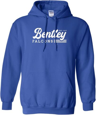CreateMyTee | Vintage Bentley University Hooded Sweatshirt in Saudi Arabia