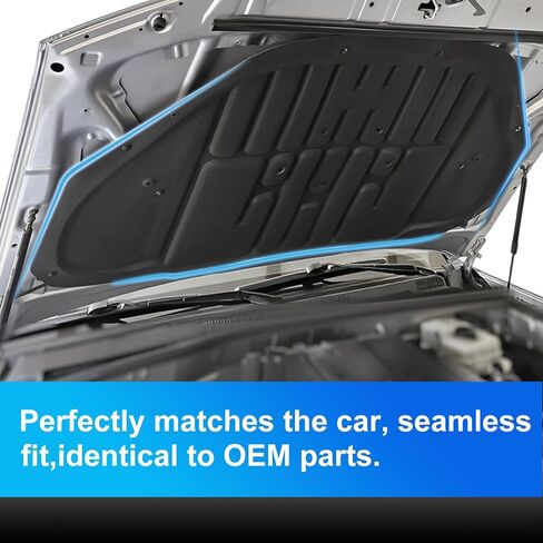 حصيرة عزل غطاء محرك السيارة متوافقة مع 2024-2025 Toyota Tacoma & 2025 4Runner Accessories عازلة للصوت عازلة للصوت وسادة غطاء المحرك استبدال حصيرة تخفي الصوت لملحقات Tacoma & 4Runner in Kuwait