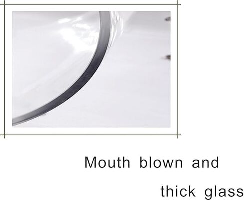 جرة اسطوانة زجاجية متينة بعرض 4 بوصات مع حامل معدني من النحاس العتيق، حاوية زجاجية للعرض للشموع والنباتات، فانوس الإعصار، حامل الشموع، صناعي، مزرعة، خارجي in Kuwait