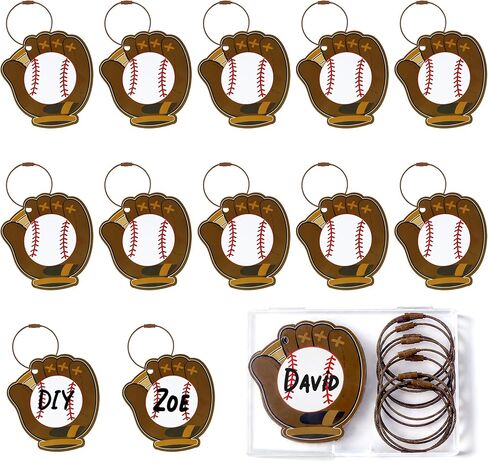 12 قطعة من علامات الأمتعة الإيجابية للكرة اللينة للحقائب، ملصقات حقيبة من البولي فينيل كلوريد مقاس 2.75 بوصة مع حلقة معدنية، سلسلة مفاتيح للكرة اللينة معرف اسم بطاقة عناق الجيب DIY للنساء هدايا فريق حقيبة السفر، أصفر in Kuwait