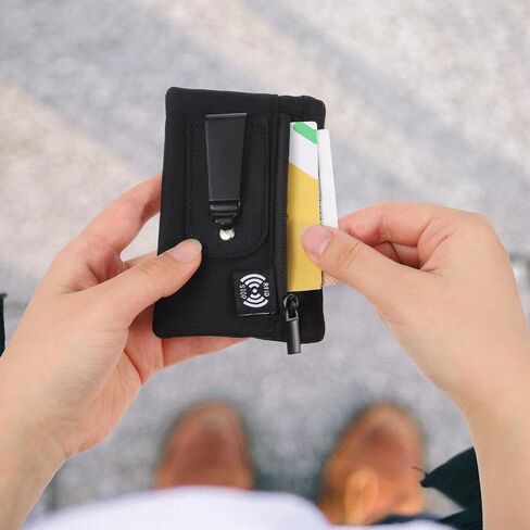 محفظة السفر Rfid Blocking Pouch Proof Wallet Boot Wallets Carry Proof Wallets حزام سفر مخفي مدمج مع فتحات بطاقة الائتمان للحمل اليومي والسفر الدولي والأنشطة الخارجية in Kuwait