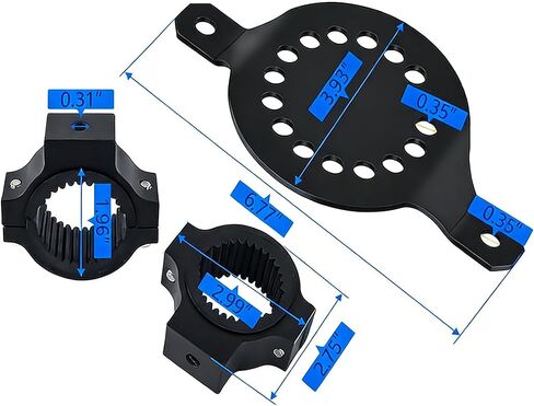 يمكن تركيب غاز UTV، يمكن تركيب الغاز على الطرق الوعرة لمدة 1 ''1.5'' 1.75 ''2'' قفص لفة مع مفتاح، تركيب القطب، متوافق مع حزمة الوقود القياسية RotopaX، حاوية المياه، حزمة البنزين، صندوق التخزين in Kuwait