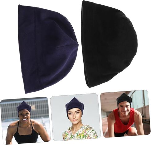 2pcs Functional Warm Winter Hat Unisex Outdoor Cap Beanie Helmets for Skiing Biking Running in Saudi Arabia