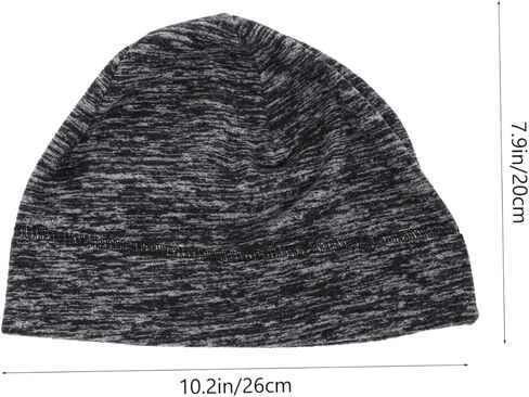 Mipcase 1Pc Windproof Beanie Hat for Cycling and Outdoor Sports Warm Winter Outdoor Hat for Men and Women Thick Cold Cap for Skiing and Riding Grey in Saudi Arabia