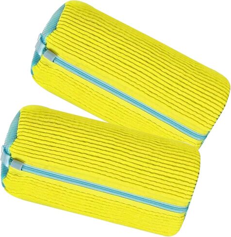 Laundry Shoe Bag for Washer and Dryer Sneaker Washing Machine Bag Reusable Shoe Laundry Bag for Washer and Dryer All Shoes Type Sneakers Tennis Deep Cleaner Magic Shoe Bags (Grey 2Pcs) in Saudi Arabia