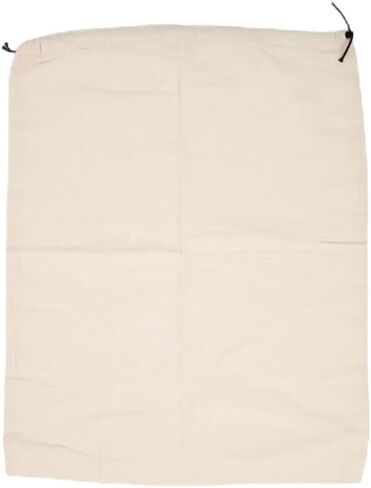Popular Handicrafts Organic Cotton Dust Proof Storage Bags with Drawstring - Toy - Shoe - Travel - Cloth Bag for Handbags, Purses, & Sneakers - Lint - free Beige (3 Bags - 20"x26") in Saudi Arabia