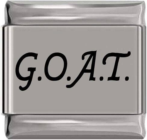NewCharms GOAT أعظم سحر إيطالي منقوش بالليزر على الإطلاق (حجم قياسي 9 مم) in Kuwait