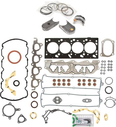 Evergreen SA-5494197321-4 مجموعة حشية كاملة محامل حلقات متوافقة مع/لـ 96-97 Ford Escort Mystique Contour 2.0L in Kuwait