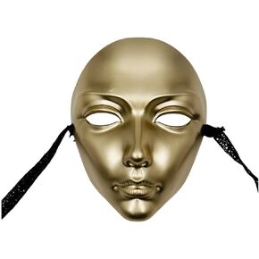 قناع وجه كامل قابل للطلاء من Sanfly يمكنك صنعه بنفسك أقنعة عادية فارغة قناع تنكري للهالوين لحفلات لعب الأدوار الكرنفالية للبالغين in Kuwait