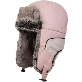 قبعة الصياد الشتوية، قبعة طيار دافئة مقاومة للرياح من الفرو الصناعي مع أغطية أذن للصيد في الهواء الطلق في الطقس البارد in Kuwait