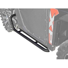 SuperATV Rock Sliders Nerf Bars Tree Kickers لعام 2015-2016 Polaris Ranger XP 570 (PRO-FIT Cab) / XP 900 | أسود | مصنوعة من أنابيب شديدة التحمل مقاس 1.75 بوصة | لمسة نهائية من مسحوق الطلاء | تركيب بمسامير in Kuwait