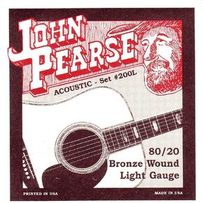 John Pearse 160SL Acoustic 80/20 Bronze Wound, Slightly Light in Saudi Arabia