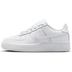 حذاء Nike Air Force 1 LE للأطفال الكبار (FV5951-111، أبيض/أبيض/أبيض/أبيض) مقاس 2 in Saudi Arabia