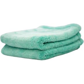 THOR Baby Goat: مناشف تجفيف من الألياف الدقيقة للسيارات مقاس 18 × 20 بوصة، صناعة كورية 1200 جرام في المتر المربع - سميكة للغاية، نسيج حلقي ملتوي، خالية من الخدوش وفائقة الامتصاص لتنظيف السيارات للشاحنات وسيارات الدفع الرباعي - عبوتان، أخضر in Kuwait