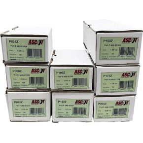 Premium Service Ascot P Style Coated Zinc Clip-On Wheel Weight Bundle .25oz-2.00oz (8 Items) in Kuwait