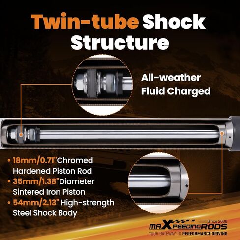 maXpeedingrods Dual Steering Stabilizer for Jeep Grand Cherokee 1999-2004 2WD 4WD, for 4" Suspension Lift, G1 Version in Saudi Arabia