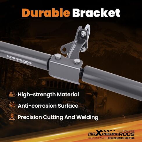 maXpeedingrods Dual Steering Stabilizer for Jeep Grand Cherokee 1999-2004 2WD 4WD, for 4" Suspension Lift, G1 Version in Saudi Arabia