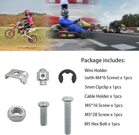 Throttle Wire Cable Holder Clamp kit for Predator 212cc 196cc Coleman CT200U BT200X KT196 Baja MB165 MB200 Honda GX160 GX390 Mini Bike Go Kart in Saudi Arabia