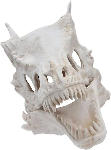 Dinosaur Skull Mask with Movable Jaw, Mute Speak, for Halloween Party, Cosplay, and Haunted House Decor in Saudi Arabia