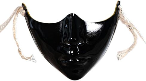 Masquerade Half Face Cover Halloween Eyemask Costume Eye Mouth Costume Accsessory For Women Men in Saudi Arabia