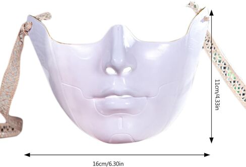 Masquerade Half Face Cover Halloween Eyemask Costume Eye Mouth Costume Accsessory For Women Men in Saudi Arabia