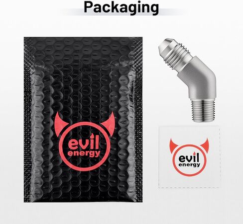 EVIL ENERGY 3AN Male Flare to 1/8 NPT Pipe Male 45 Degree Stainless Steel Fitting Adapter Union Connector 1PC in Saudi Arabia