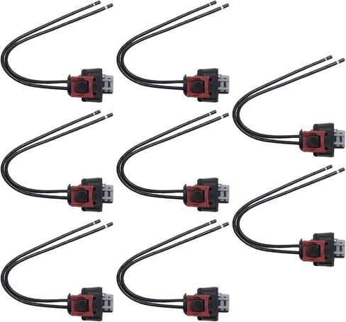 EATAKWARD 8Pcs Fuel Injector Repair Wiring Harness Pigtail Plug, Replacement for Chevy/GMC 6.6L Duramax L5P 2017-2024, Replaces PT3739 19368140 in Saudi Arabia