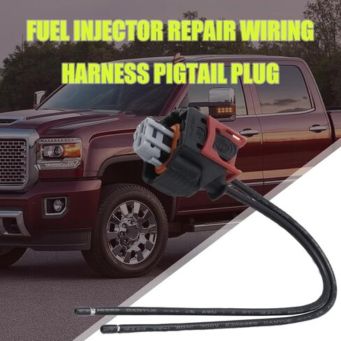 EATAKWARD 8Pcs Fuel Injector Repair Wiring Harness Pigtail Plug, Replacement for Chevy/GMC 6.6L Duramax L5P 2017-2024, Replaces PT3739 19368140 in Saudi Arabia