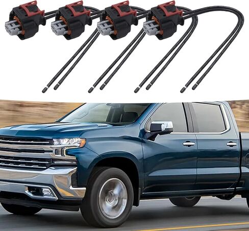 EATAKWARD 8Pcs Fuel Injector Repair Wiring Harness Pigtail Plug, Replacement for Chevy/GMC 6.6L Duramax L5P 2017-2024, Replaces PT3739 19368140 in Saudi Arabia