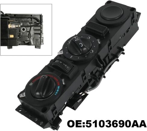 لوحة تبديل تكييف الهواء لدودج سبرينتر 2500 3500 2003-2006 أسود OEM 5103690Aa in Kuwait