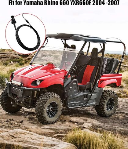 Starter Choke Cable Replace 5UG-26331-00-00 5UG263310000 Fit for Yamaha Rhino 660 YXR660F 2004 2005 2006 2007 in Saudi Arabia