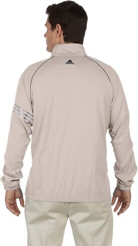 Adidas Golf A69 ClimaProof Mens 3-Stripes Full-Zip Jacket - Zucchini/Blk/Sterling - XX-Large in Kuwait