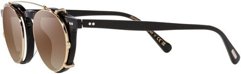 Oliver Peoples OP-13 CLIP ON OV 5504C ذهبي/بني داكن مظلل مشبك فقط 47/20/0 إطار نظارة للجنسين in Saudi Arabia