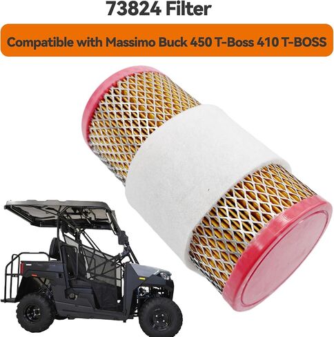فلتر 73824 متوافق مع أجزاء دراجة نارية قابلة للغسل من Massimo Buck 450 T-Boss 410 T-BOSS 550 560 750 760، قطعة واحدة in Kuwait